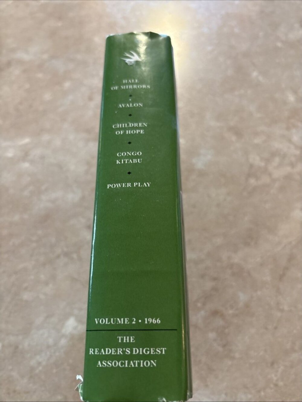 Reader's Digest Condensed Books Volume 2 1966 Hardcover Green